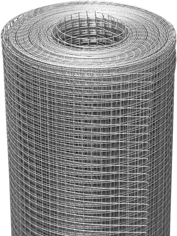 Seboss Heavy Duty Hardware Cloth Roll 1/4 inch Mesh 24 inch 23 Gauge